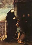 MURILLO, Bartolome Esteban, St. Thomas of Villanueva Distributing Alms